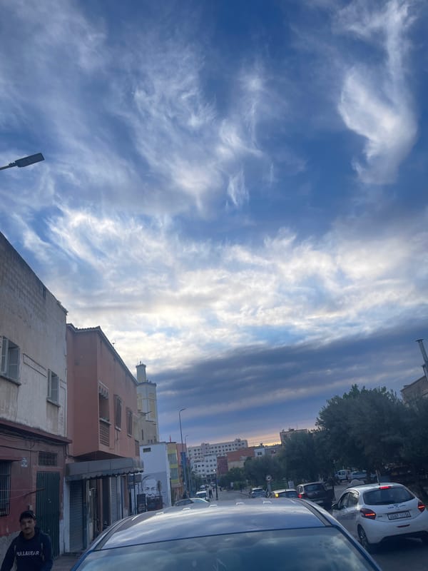 Evening street scene documented in Safi, Morocco