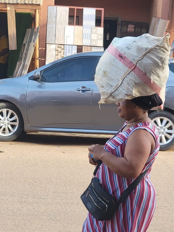 Daily life documented in Maiburiji, Nigeria street scenes
