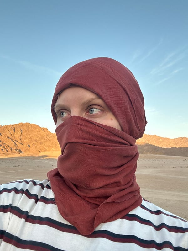 Desert visit documented in Sharm El Sheikh mountains