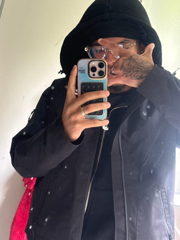 Person takes selfies indoors in Massy, France