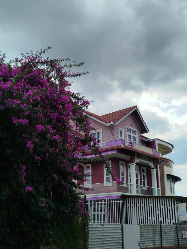 Morning street life and architecture documented in Da Lat