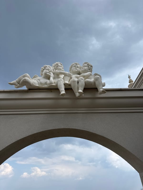 Varna moments: architectural cherubs and coastal solitude documented