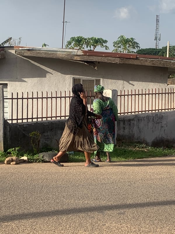 Everyday street scenes captured near photography studio in Jos, Nigeria