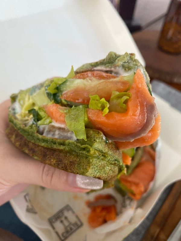 Food shopping experience documented in Kuta Selatan grocery store