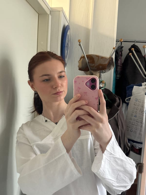 Early morning selfies and portraits captured in Saint Petersburg