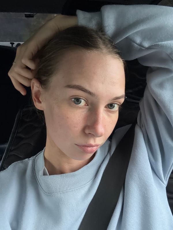 Woman takes selfies in car during brief stop in Perm