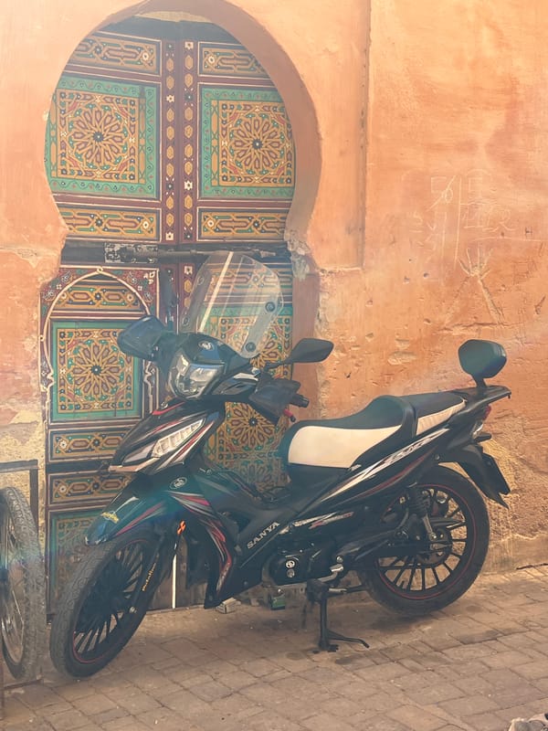 Historic medina streets documented in Meknes, Morocco