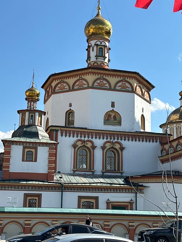 Morning documentation of Irkutsk landmarks and street scenes captured