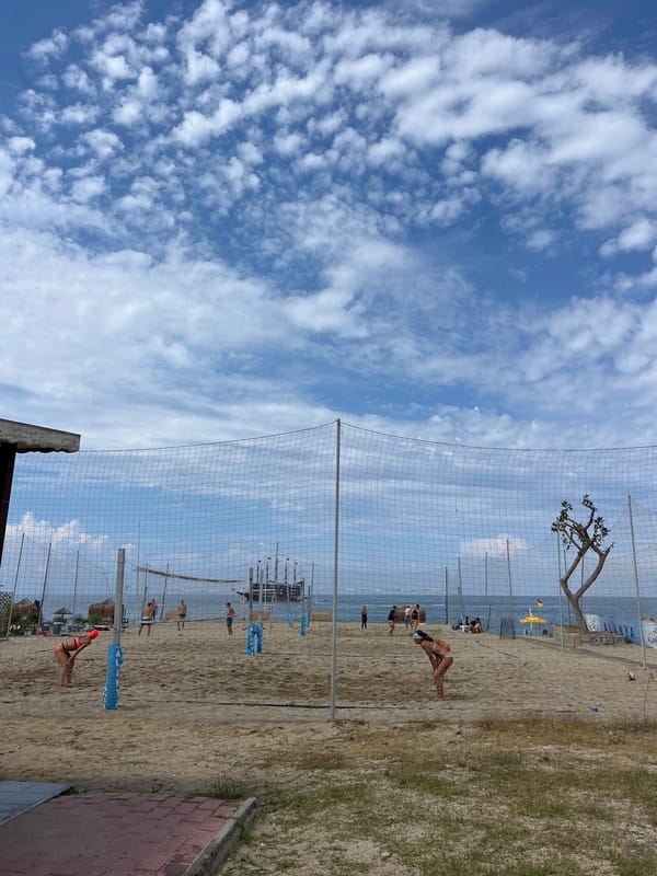 Morning beach activities documented at popular Alanya resort