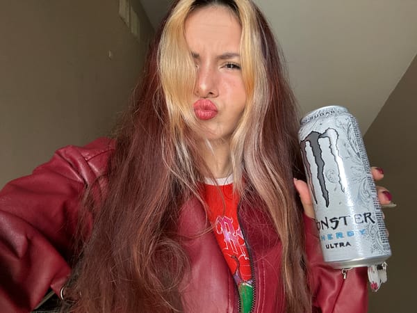 Woman with energy drink spotted in Sofia apartment building