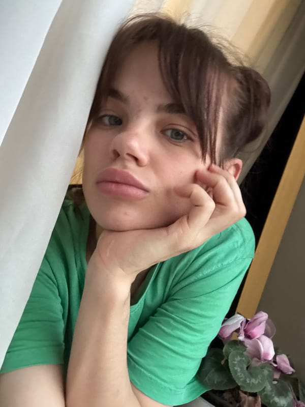Woman rests indoors in Rostov-on-Don residential area