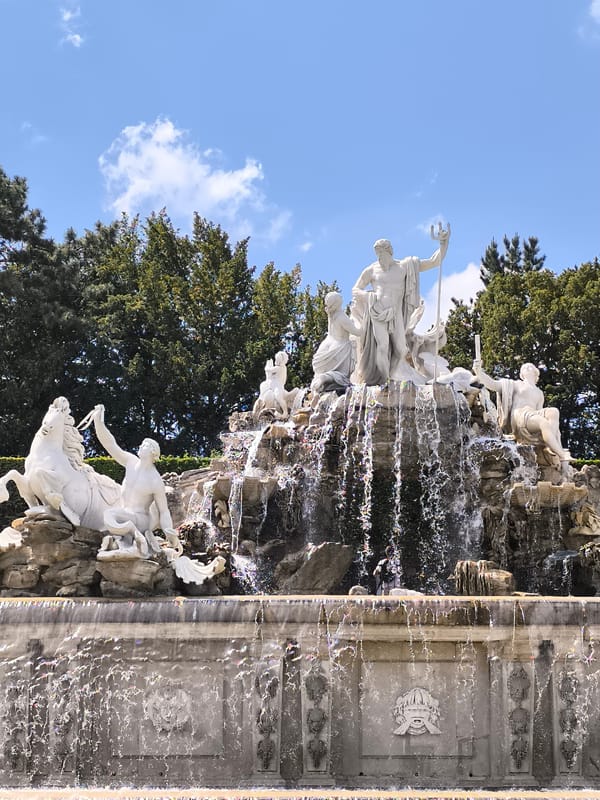 Morning visit to Schönbrunn Palace gardens documented in Vienna