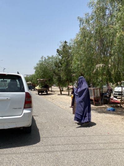 Morning street scenes captured in Kandahar, Afghanistan