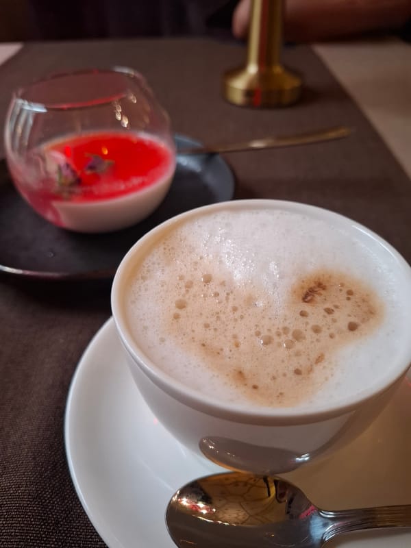 Diner documents upscale restaurant experience in Zadonsk, Russia
