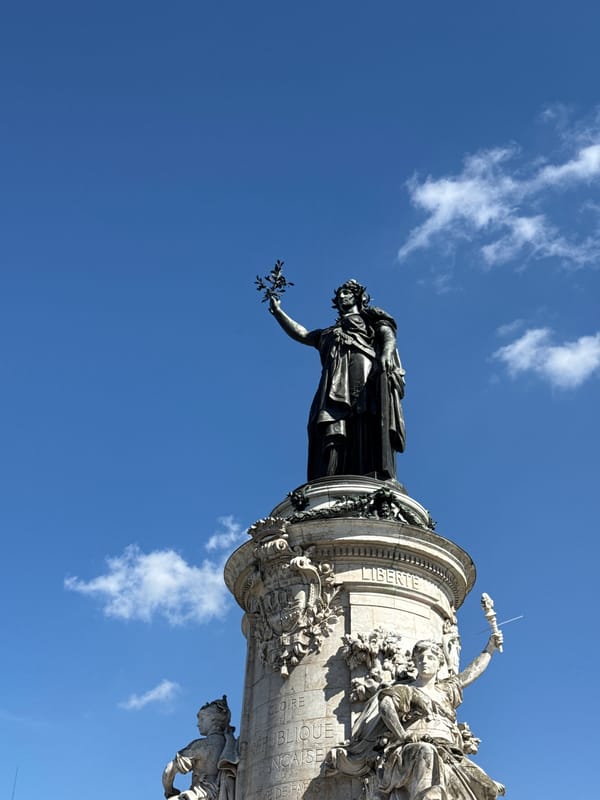 Morning walk documented through central Paris near Place de la République
