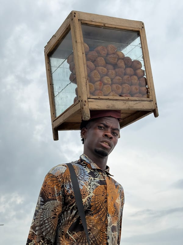 Street food and everyday transport in Igboefon, Lagos