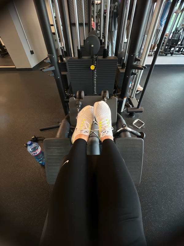 Gym workout session documented in Plovdiv, Bulgaria