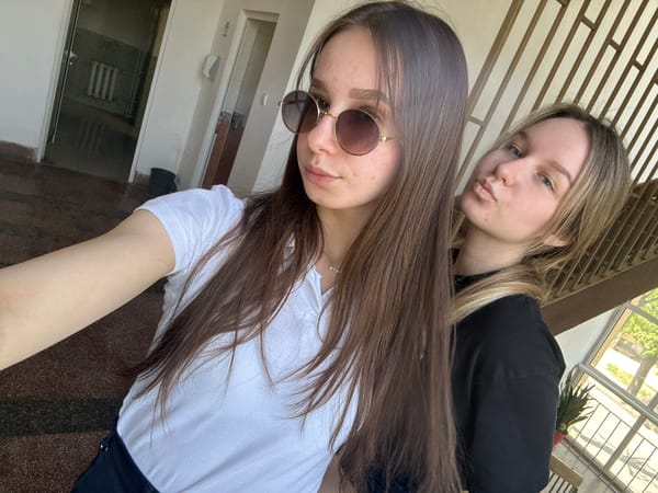 Students Take Morning Selfies in Blagoevgrad Classroom
