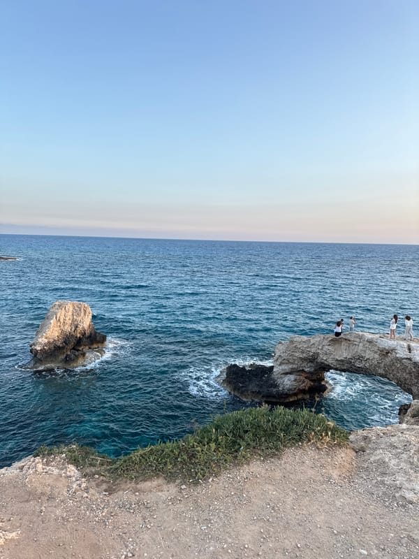Clifftop coastal views captured in Ayia Napa, Cyprus