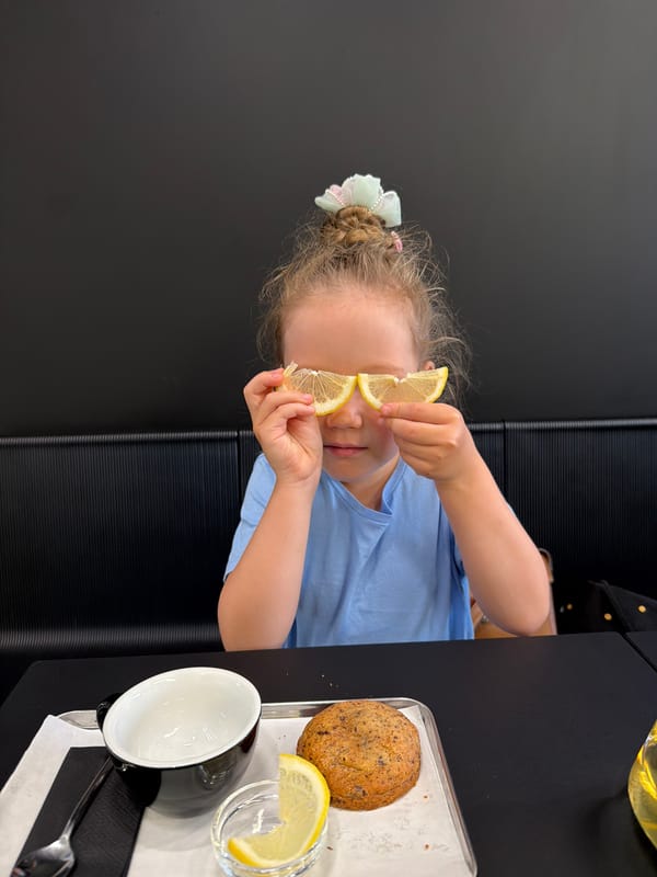 Relaxed café morning in Izhevsk with pastries and playful poses