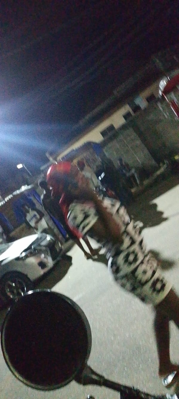 Evening street life captured in Lokoja, Nigeria