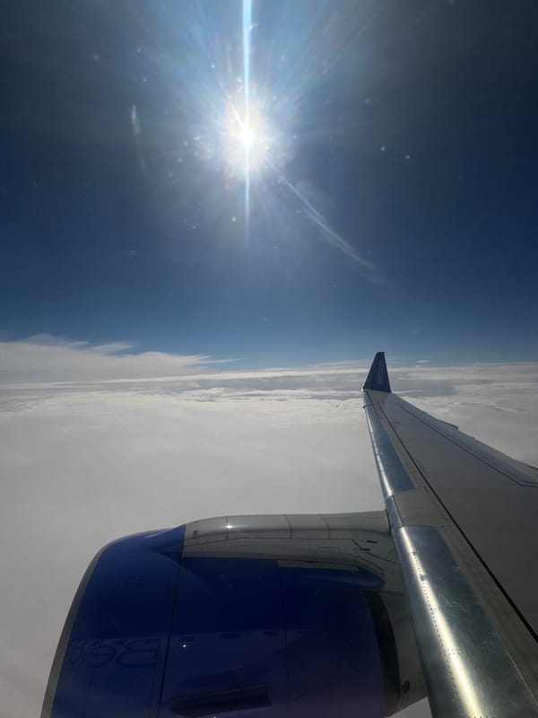 Passenger documents Belavia flight over Belarus countryside