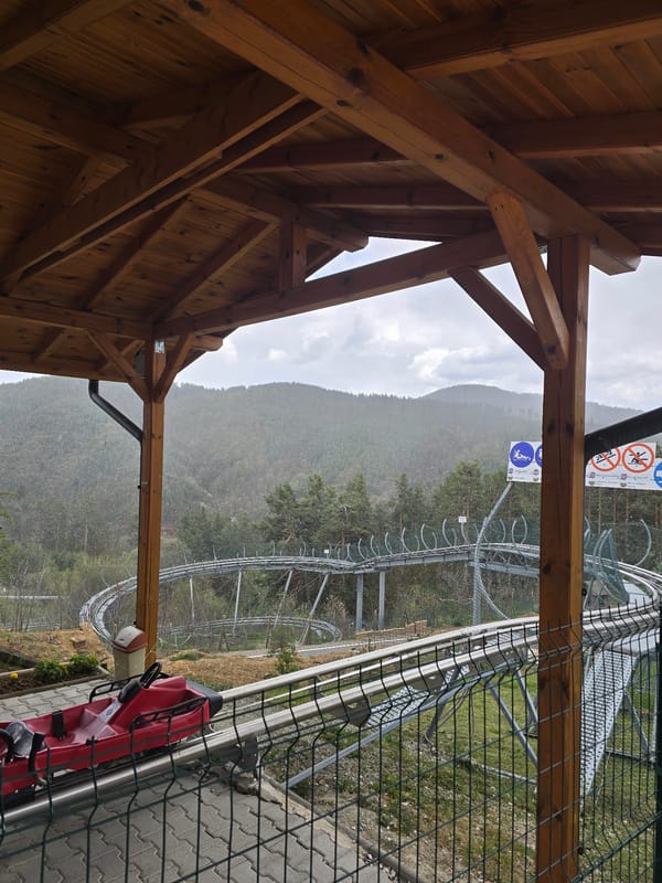 Mountain toboggan track documented in Yurukovo, Bulgaria