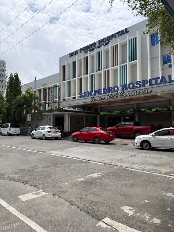 Hospital district street life near San Pedro and SPMC, Davao City