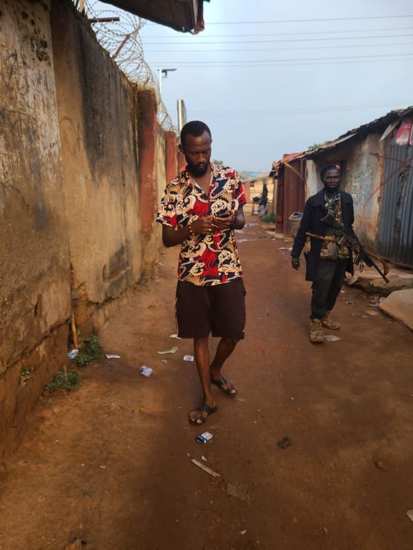 Morning street life documented in Jos, Nigeria