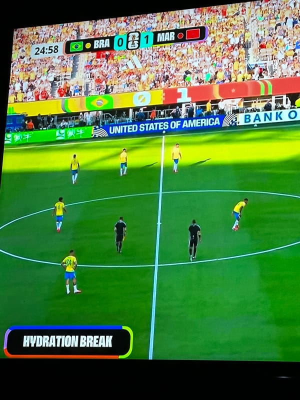 Brazil vs Morocco match viewed on TV in Nigeria