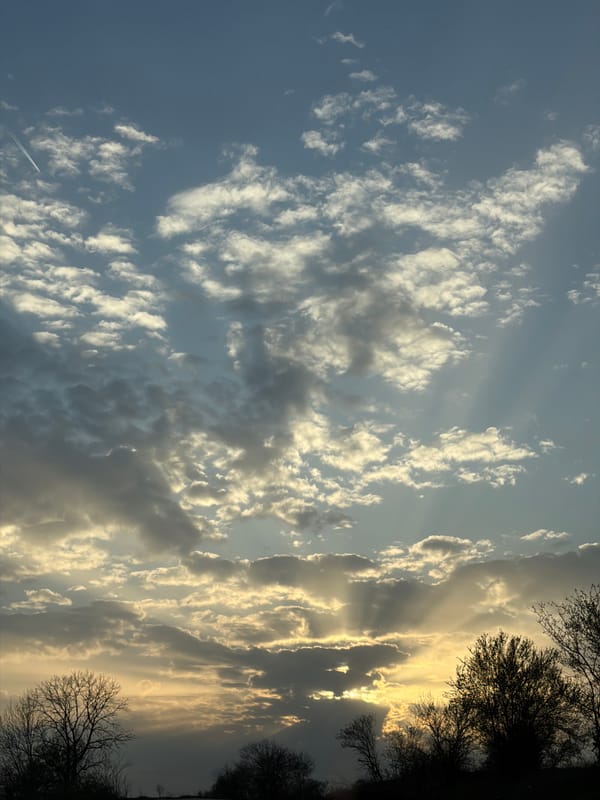 Sunlight breaks through clouds over Ugarchin, Bulgaria