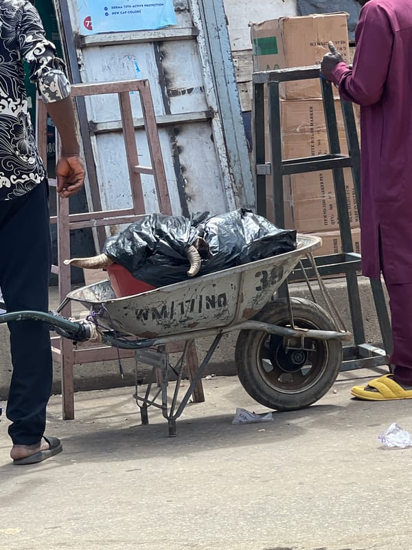Morning street life documented across Abuja commercial districts