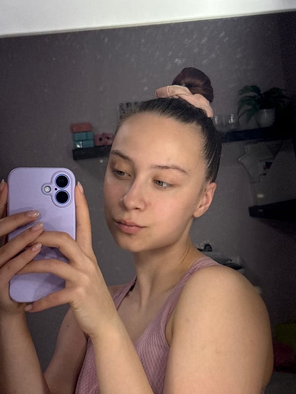 Woman documents early morning routine in Russian home