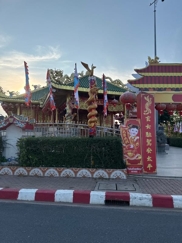 Traditional shrine and new tree plantings documented in Phuket
