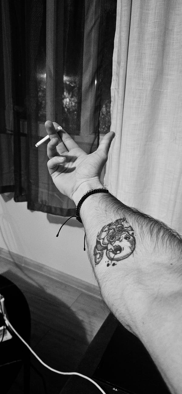 Person smoking indoors captured in late-night photos in Plovdiv