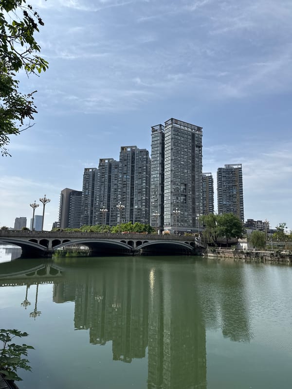 Urban landscapes documented across two Chinese districts during nighttime
