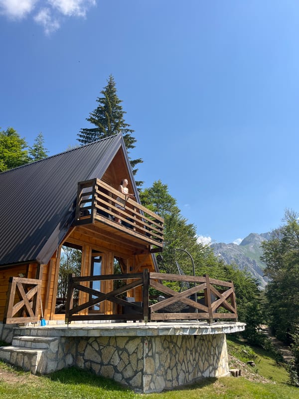 Mountain cabin life at Katun Kobil do, Montenegro
