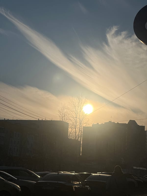 Spring transition scenes captured across Surgut, Russia