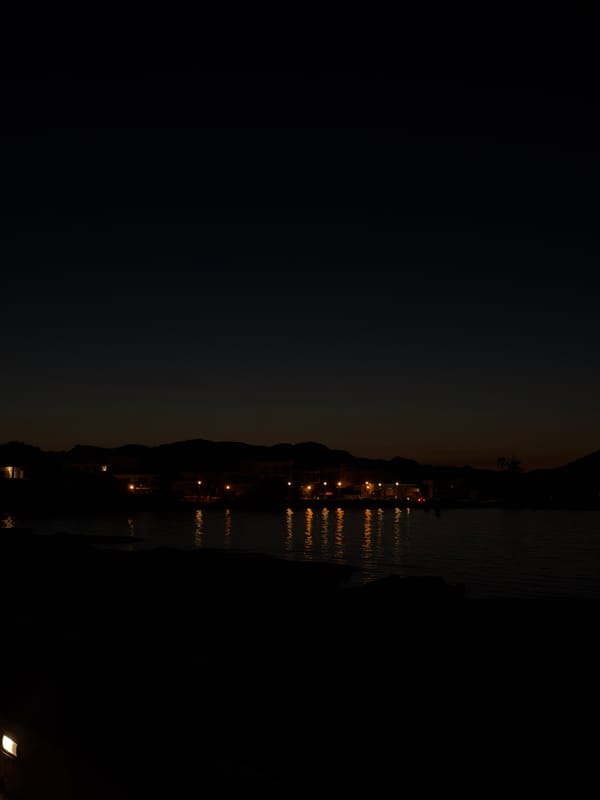 Evening coastal scenes captured across two Spanish towns