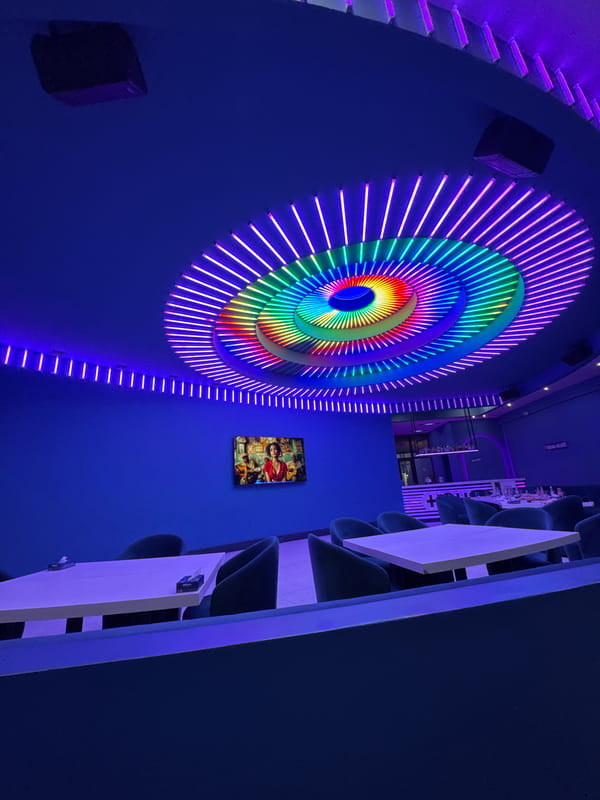 Entertainment venue visit documented in Yerevan, Armenia