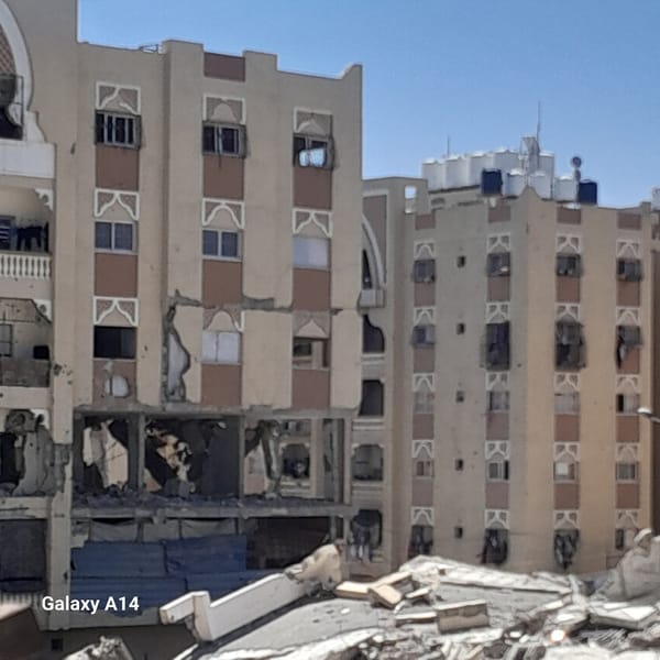 Widespread building damage documented in Khan Yunis, Palestinian Territory