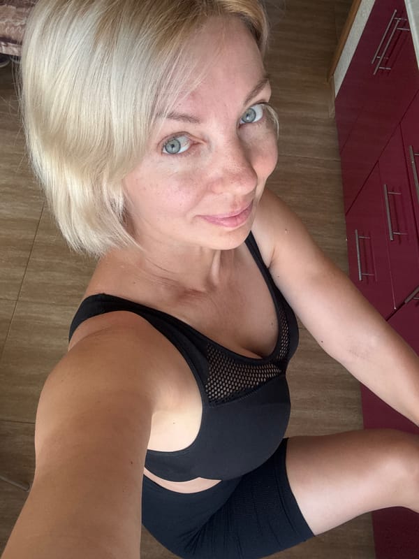 Morning yoga and selfies in a Sochi studio
