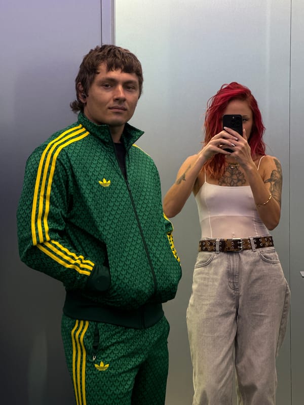 Shoppers Take Selfies in Adidas Store Fitting Room, Kuta