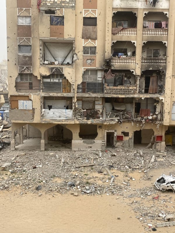 Witness Documents Daily Life Amid Building Damage in Khan Yunis