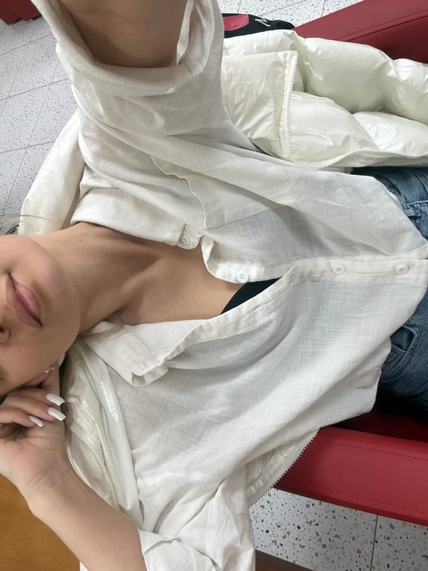 Woman takes selfie in Krasnodar dressing room