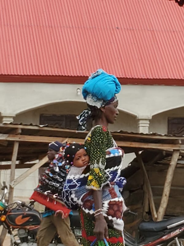 Daily life moments captured in Mararaba, Nigeria streets