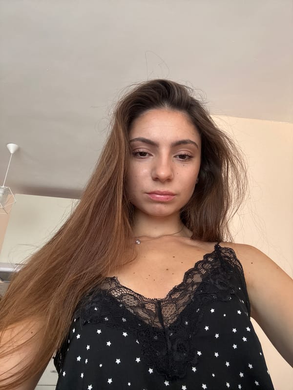 Morning selfie series around a Varna home, same outfit, multiple rooms.
