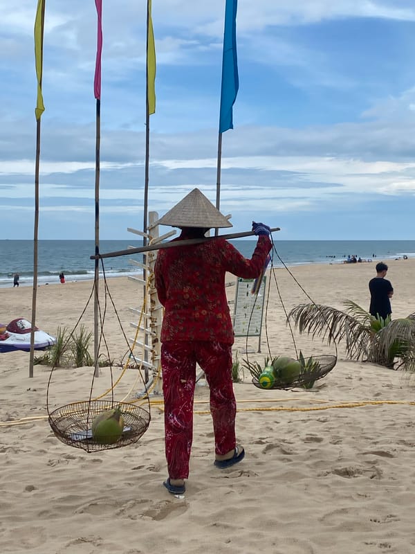 Beach day captured in Phu Thuy Ward Vietnam