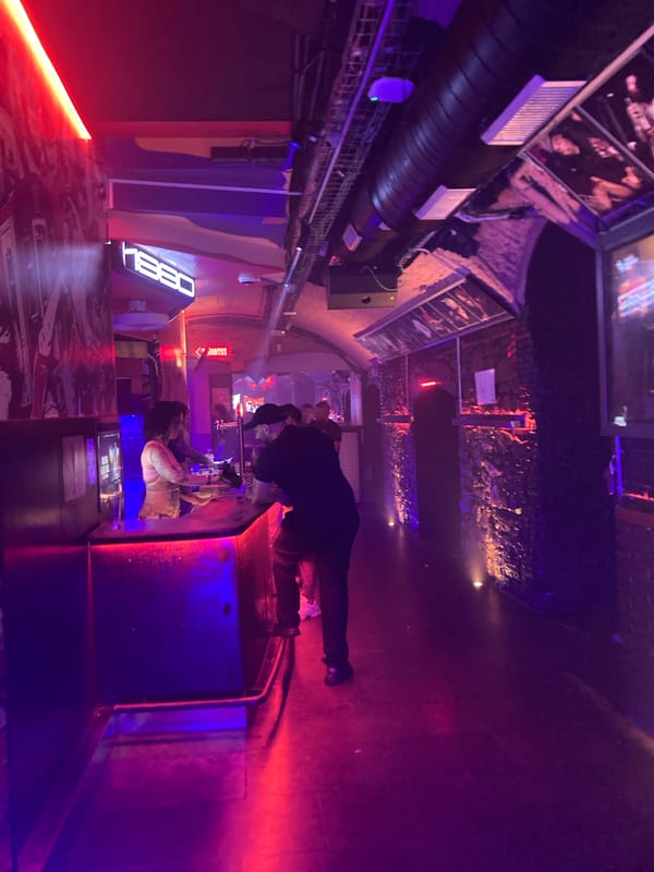 Night out at Marula Café nightclub in Barcelona