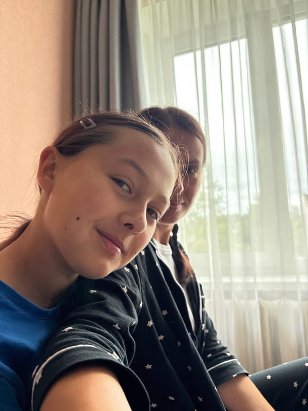 Lazy summer morning at home in Chaikovsky, Russia
